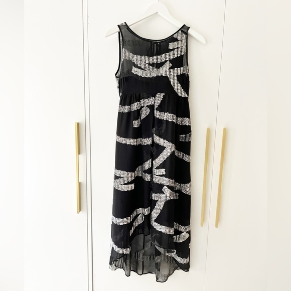 Marc Jacobs Black and Silver Patterned Dress - Picture 3 of 11